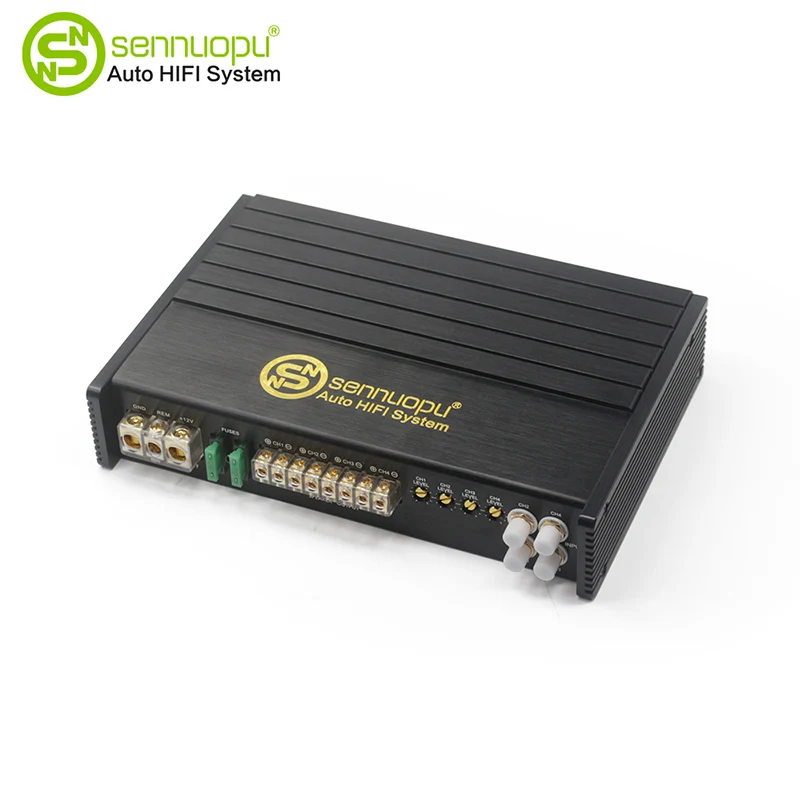 AMP audio de voiture de puissance AB Boost 4-CH